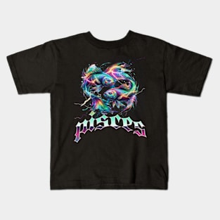 Retro Bootleg Pisces Rap Zodiac Sign Astrology Horoscope Kids T-Shirt